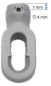 Preview: Kurbelring S806/1 in weiss zu Stobag Getriebe
